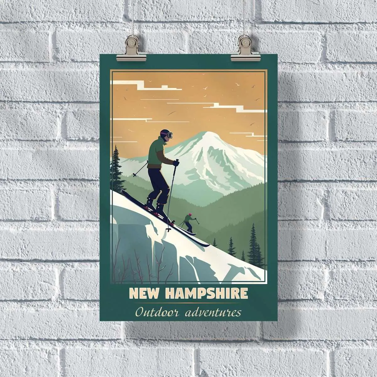 New Hampshire Outdoor Adventures Poster