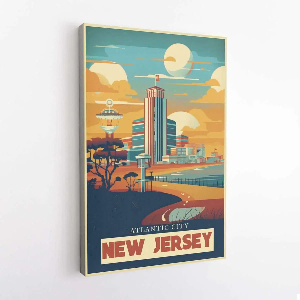 New Jersey Atlantic City 2 Canvas