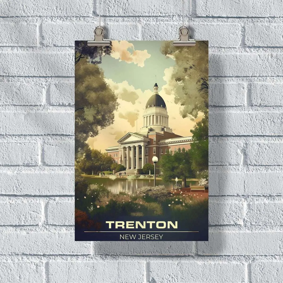 New Jersey Trenton Poster