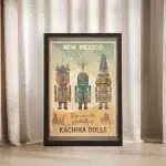 New Mexico Experience The Spirituality Of Kachina Dolls Framed Poster