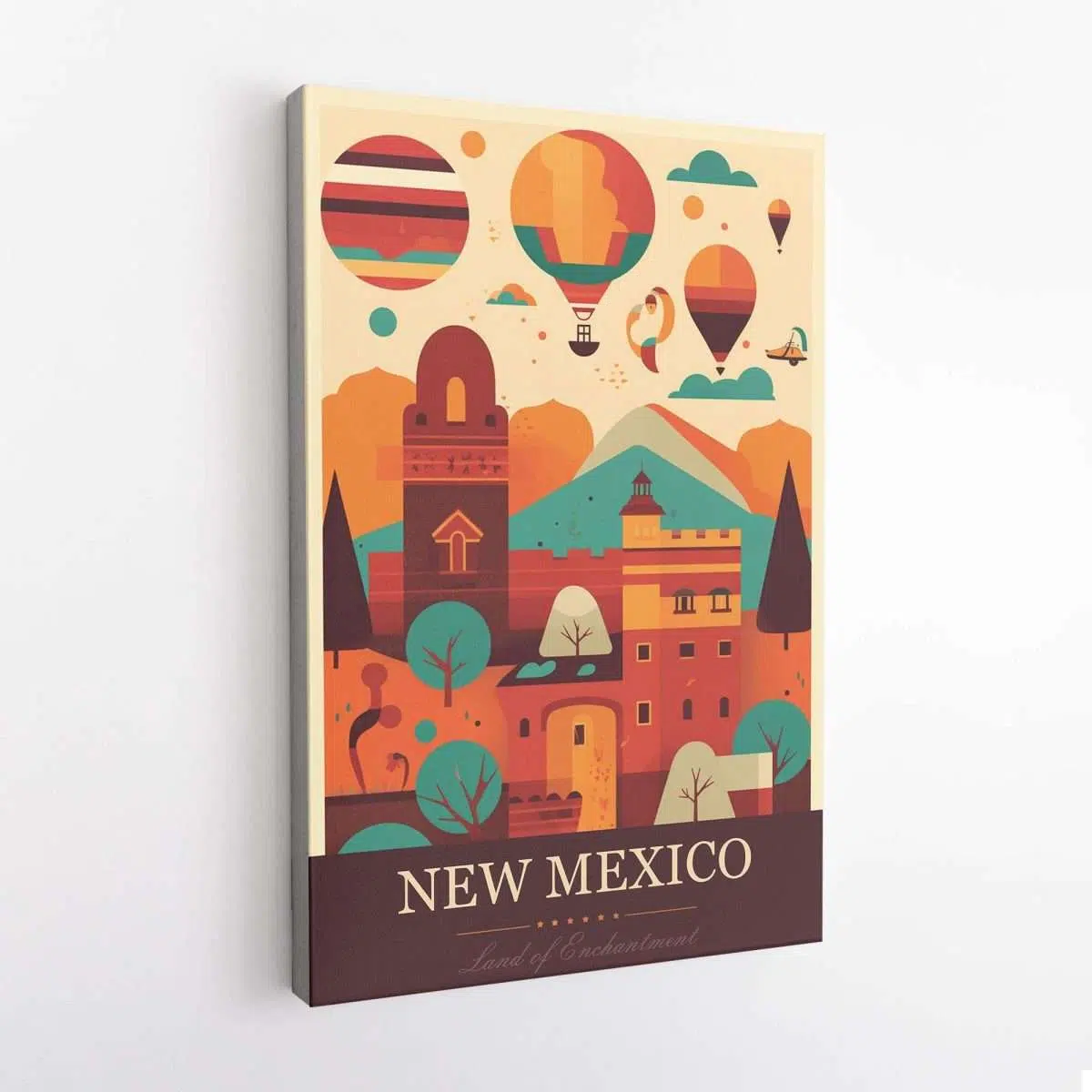 New Mexico Land Of Enchantment Canvas