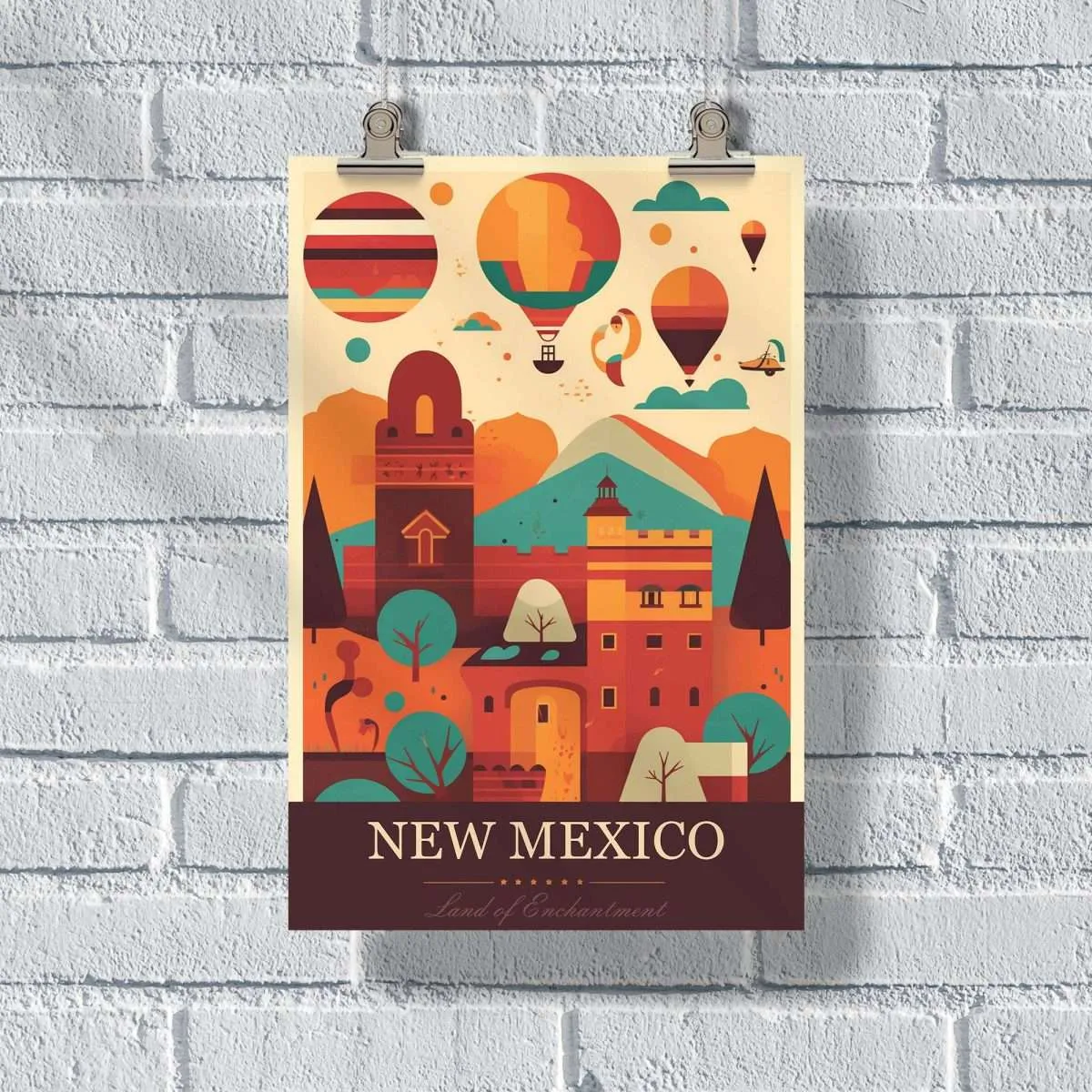 New Mexico Land Of Enchantment Poster