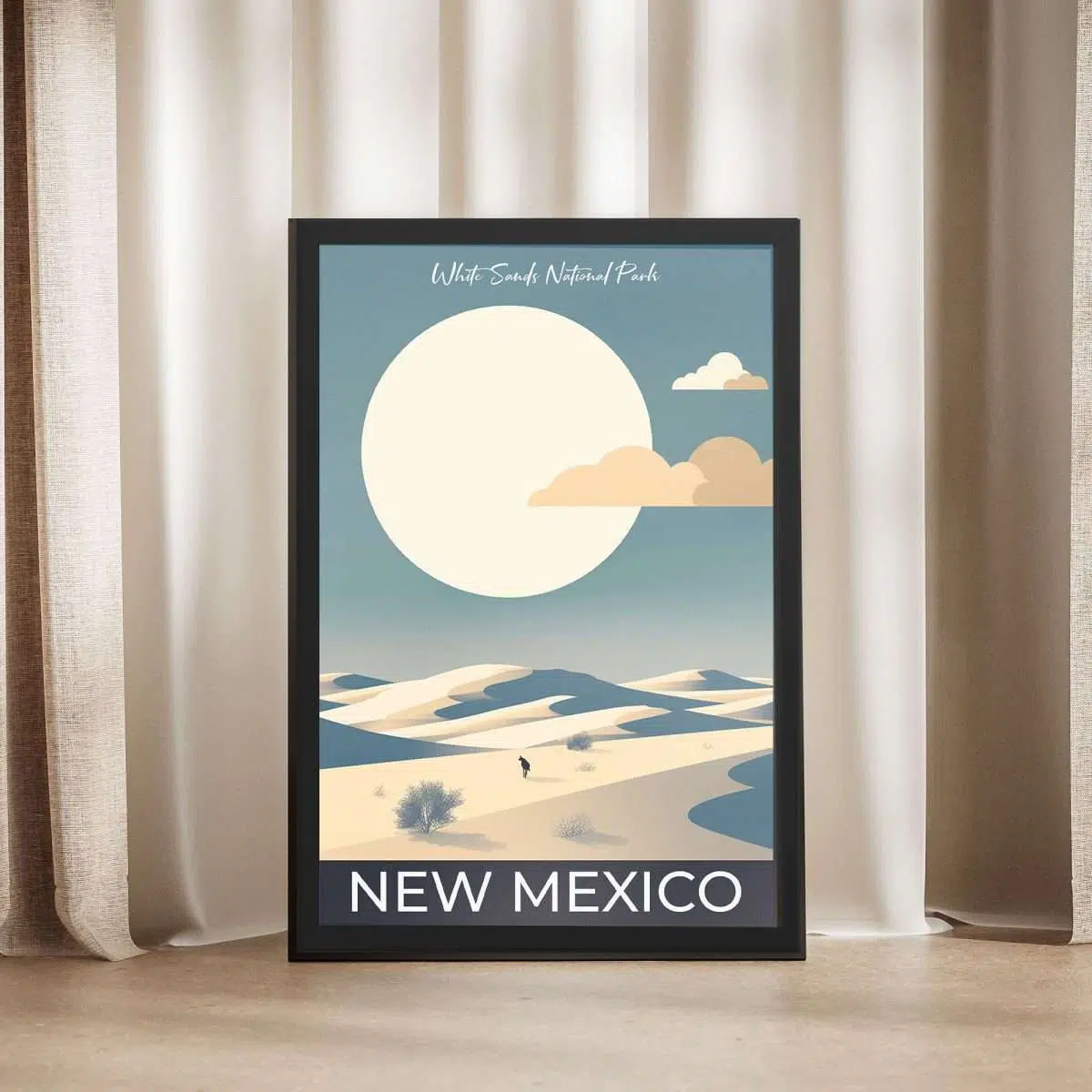 New Mexico White Sands National Park Framed Poster