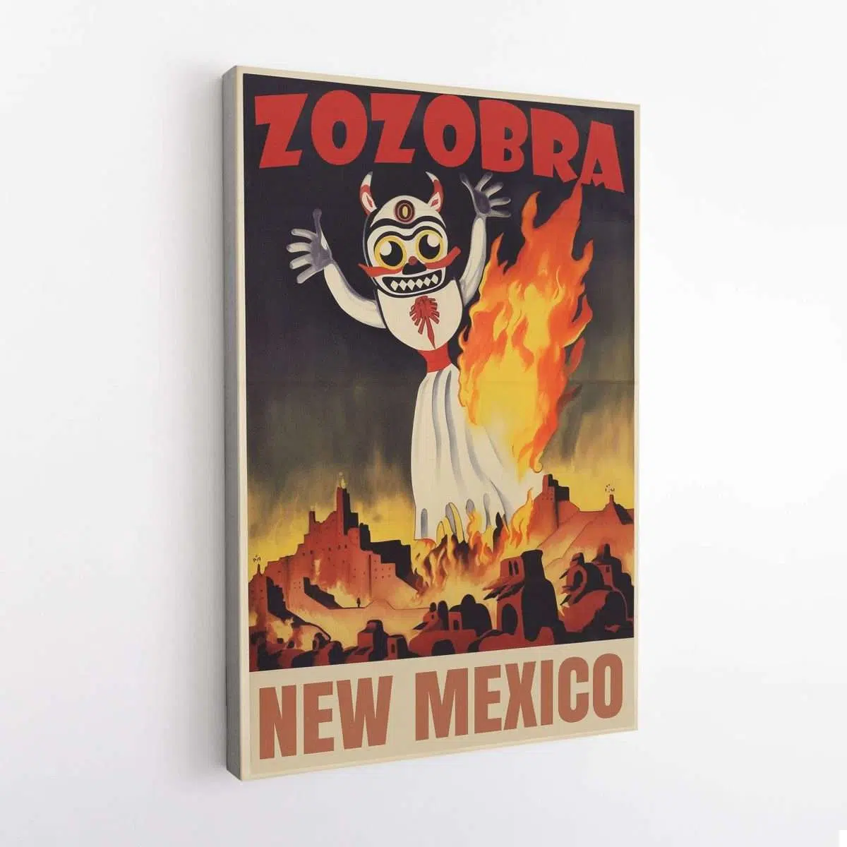 New Mexico Zozobra Canvas