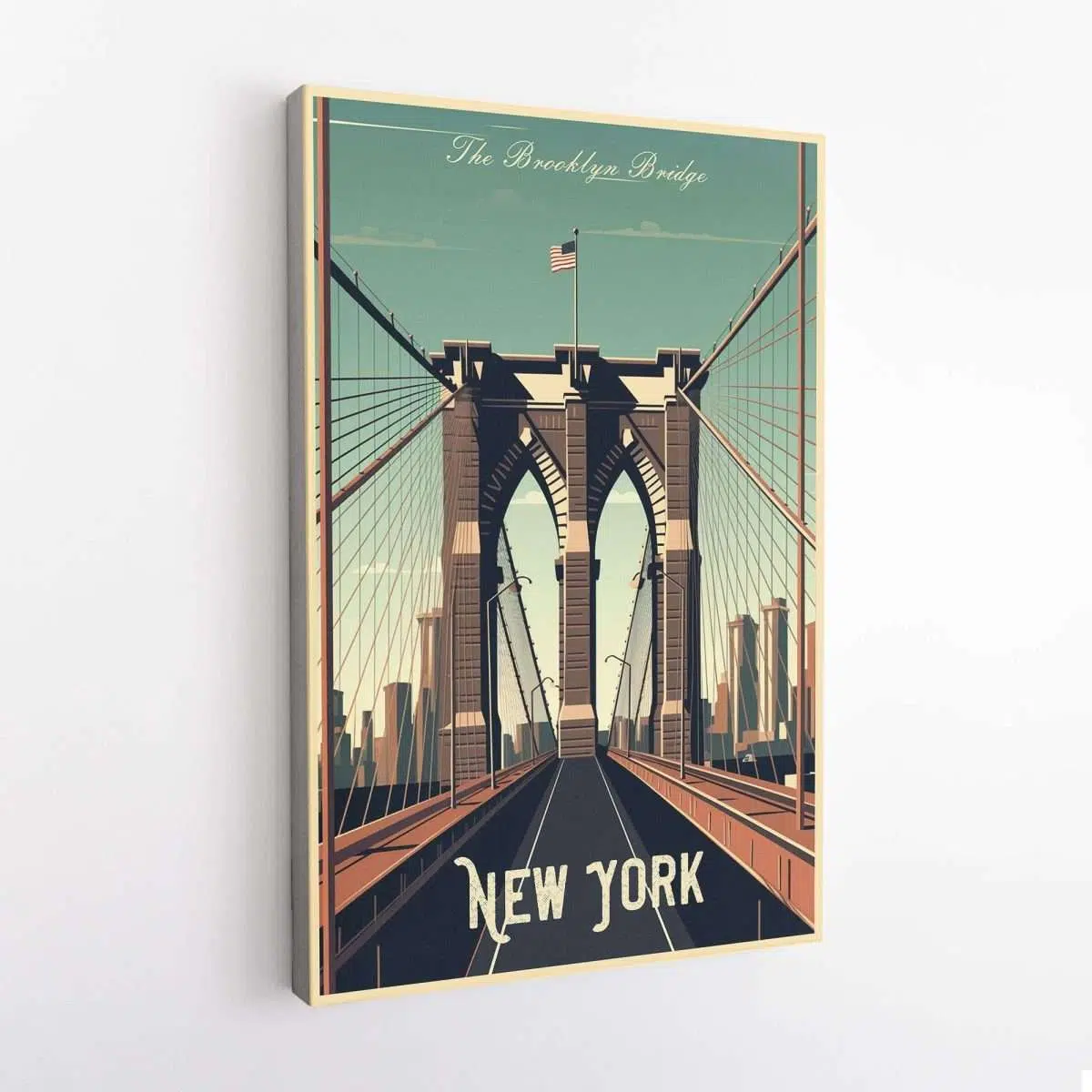 New York The Brooklyn Bridge 2 Canvas