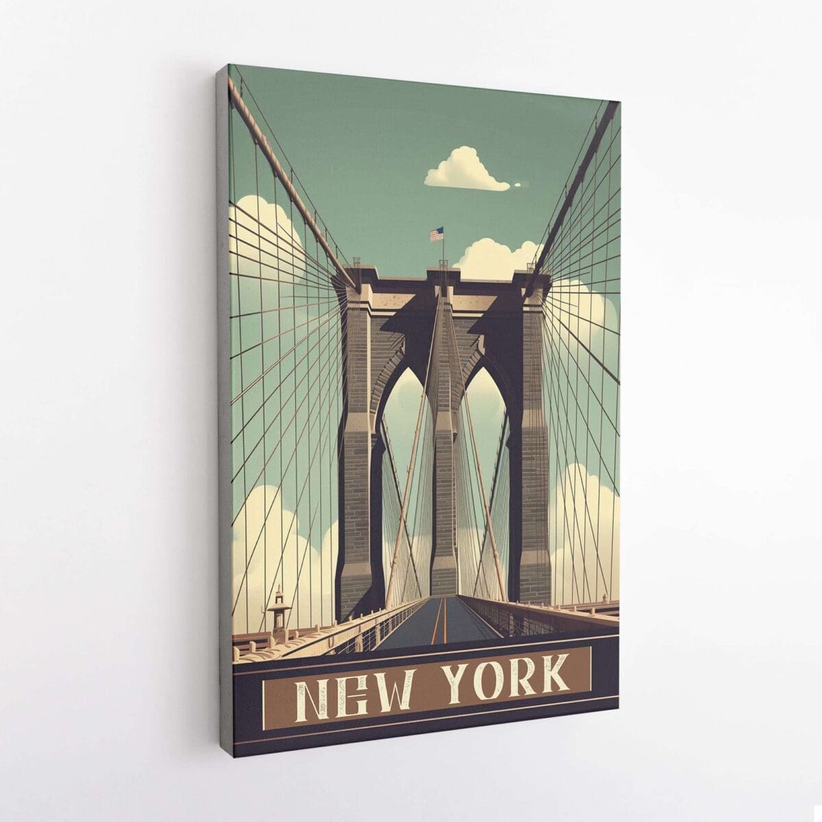 New York The Brooklyn Bridge Canvas