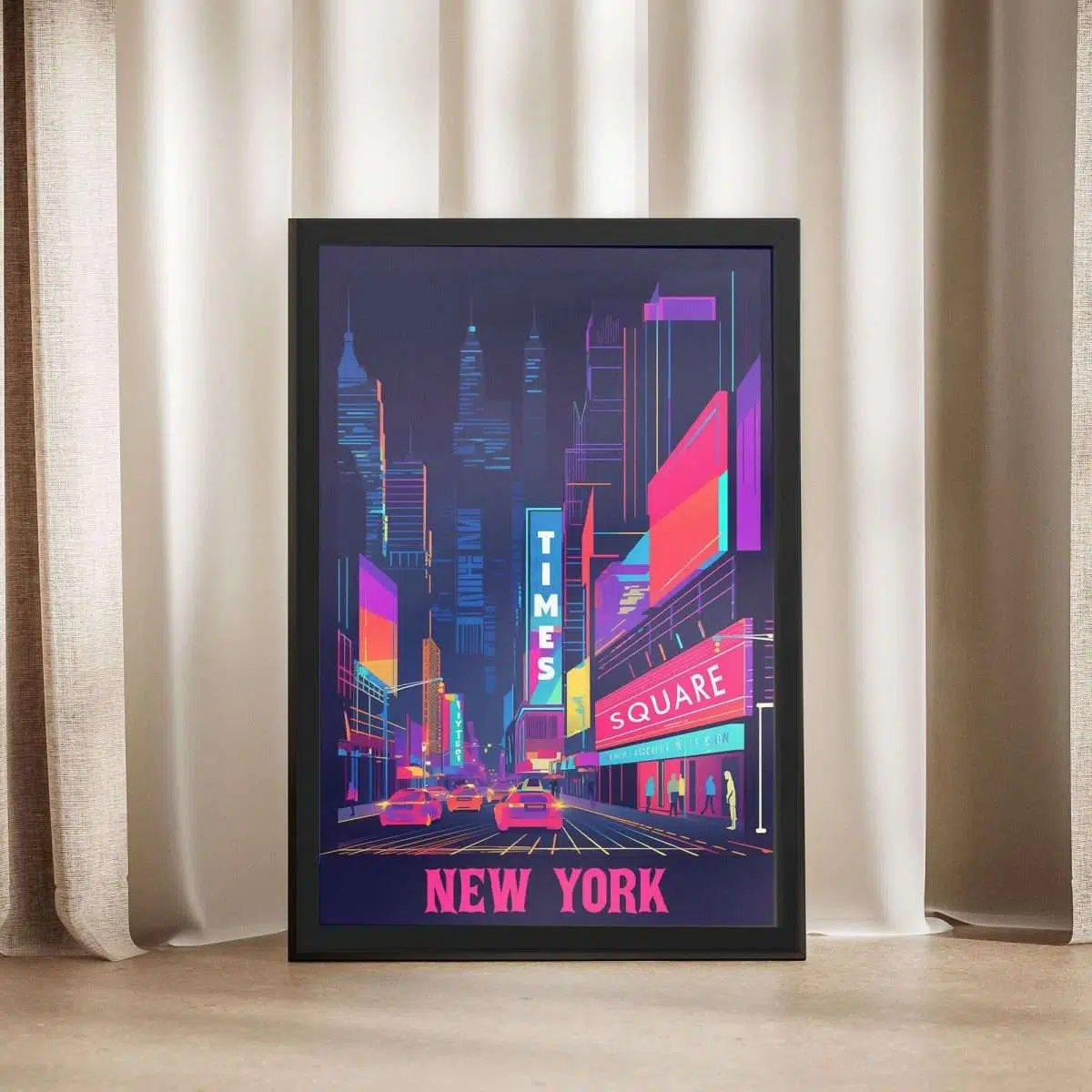 New York Times Square Framed Poster