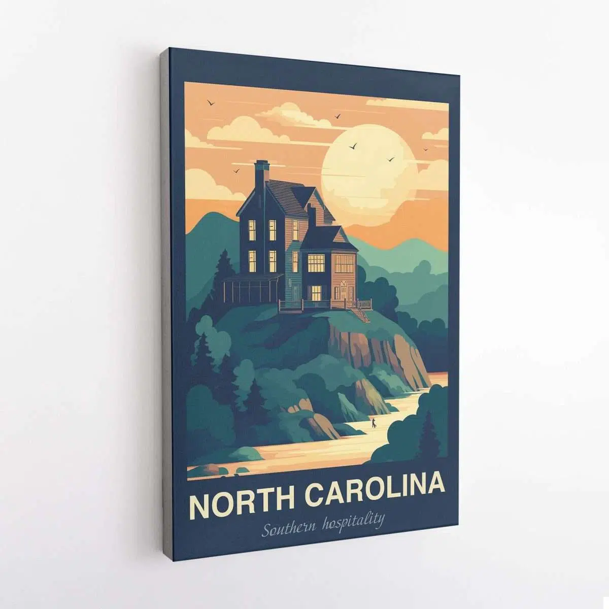 North Carolina Southern Hospitality Canvas