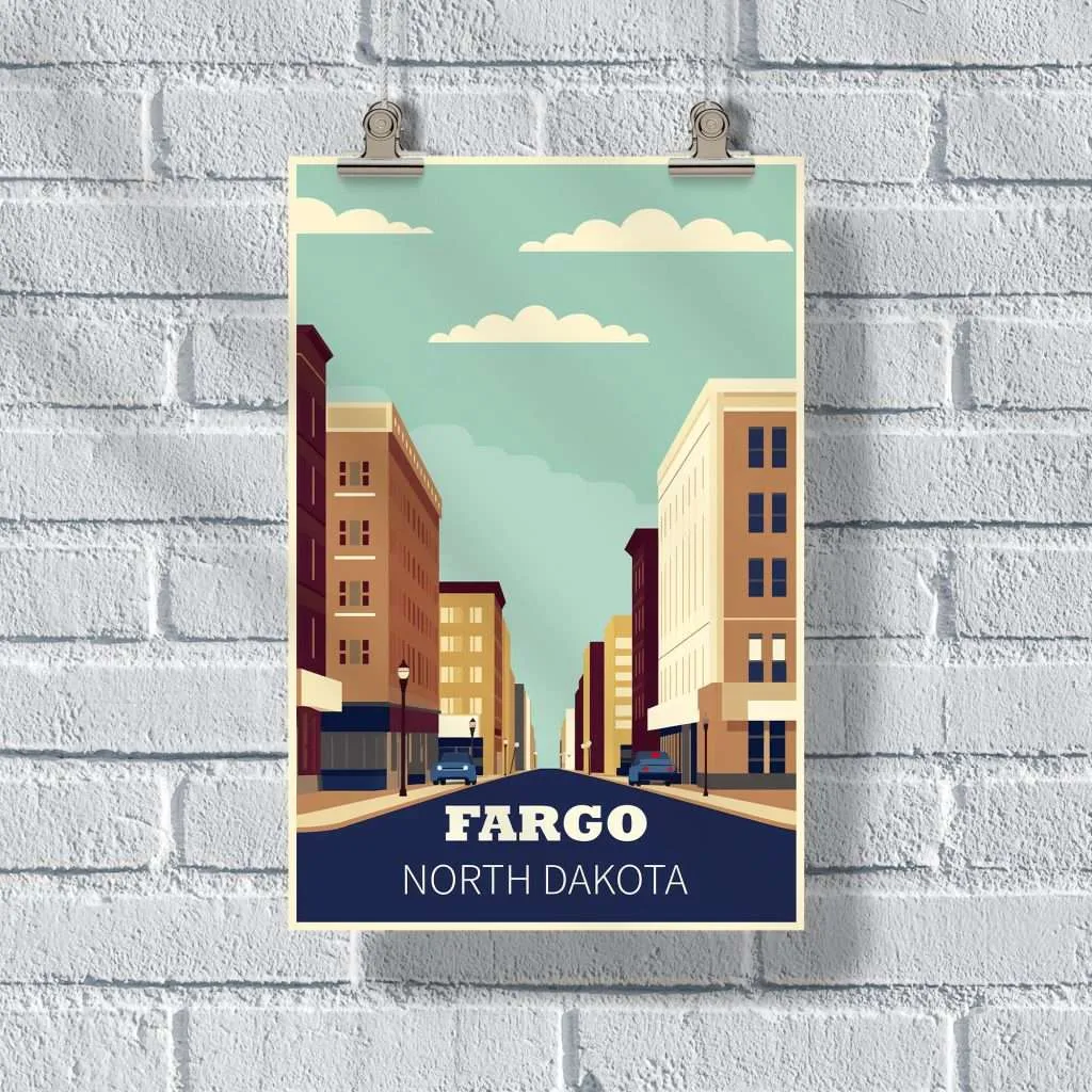 North Dakota Fargo Poster