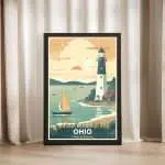 Ohio A State Of Discovery Framed Poster