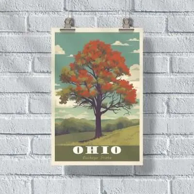 Ohio Buckeye State 2 Poster