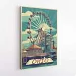 Ohio Cedar Point Amusement Park Canvas