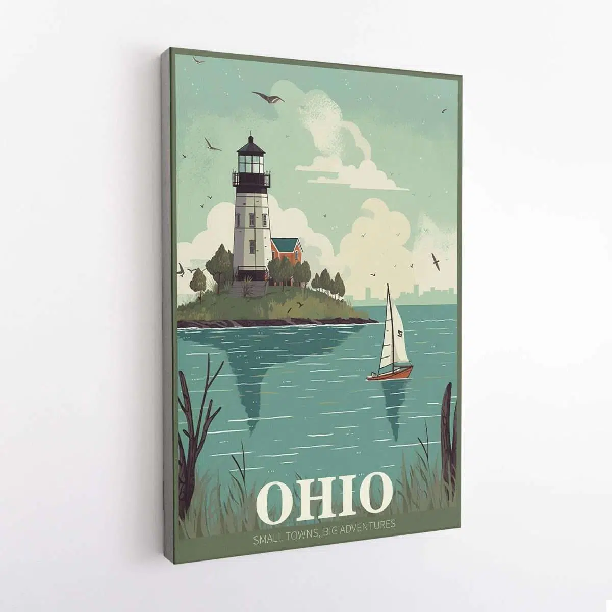 Ohio Small Towns, Big Adventures Canvas