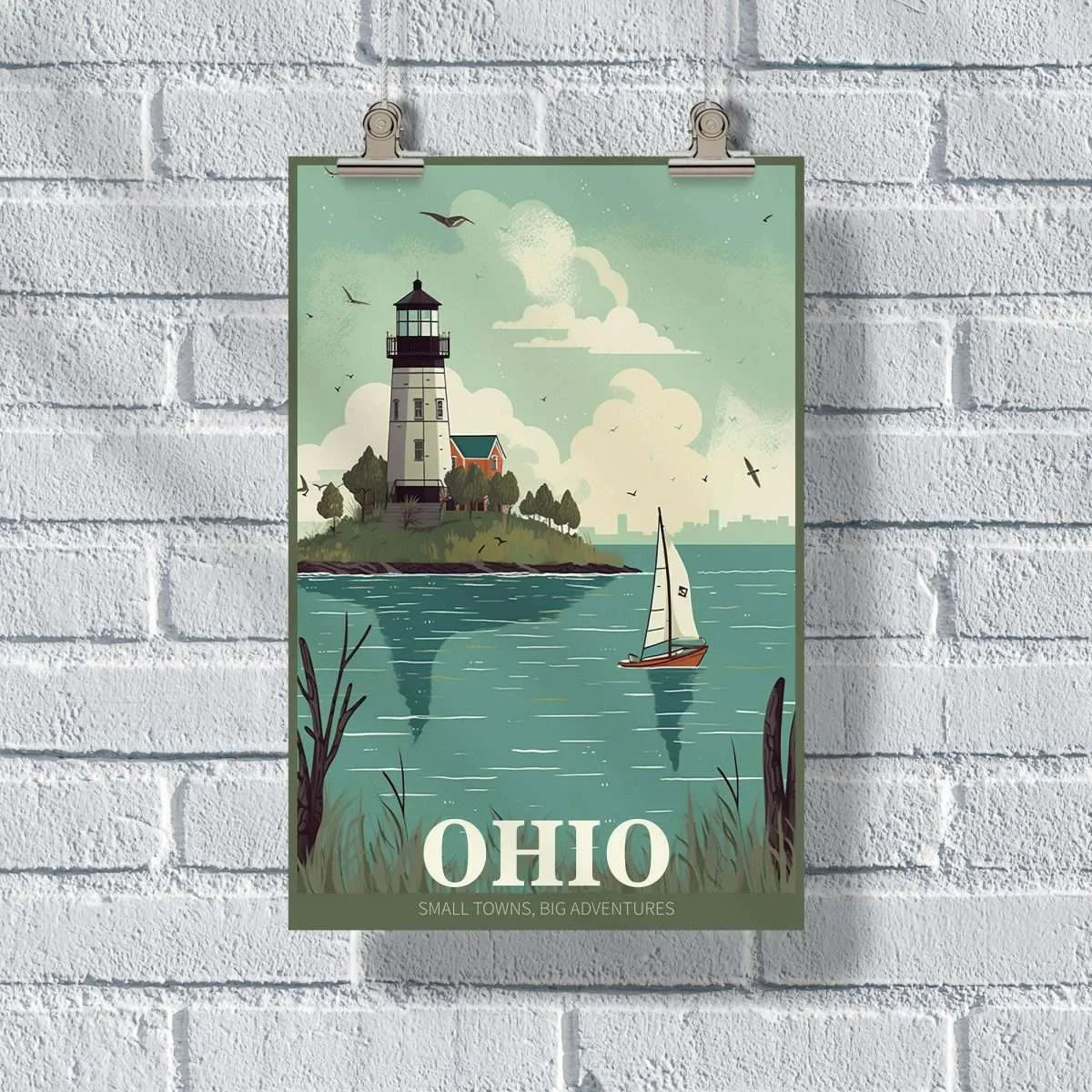 Ohio Small Towns, Big Adventures Poster