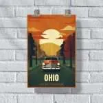 Ohio Welcome To Adventure Poster