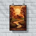 Oklahoma Chickasaw Cultural Center Poster