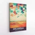 Oklahoma Great Salt Plains Lake Canvas