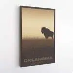 Oklahoma Sooner State Canvas