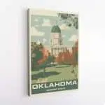 Oklahoma Sooner State Capitol Building Canvas