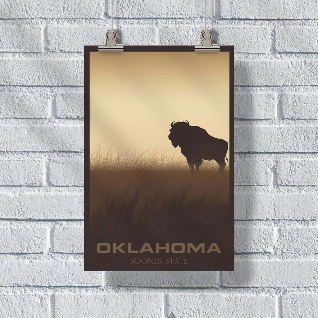 Oklahoma Sooner State Poster