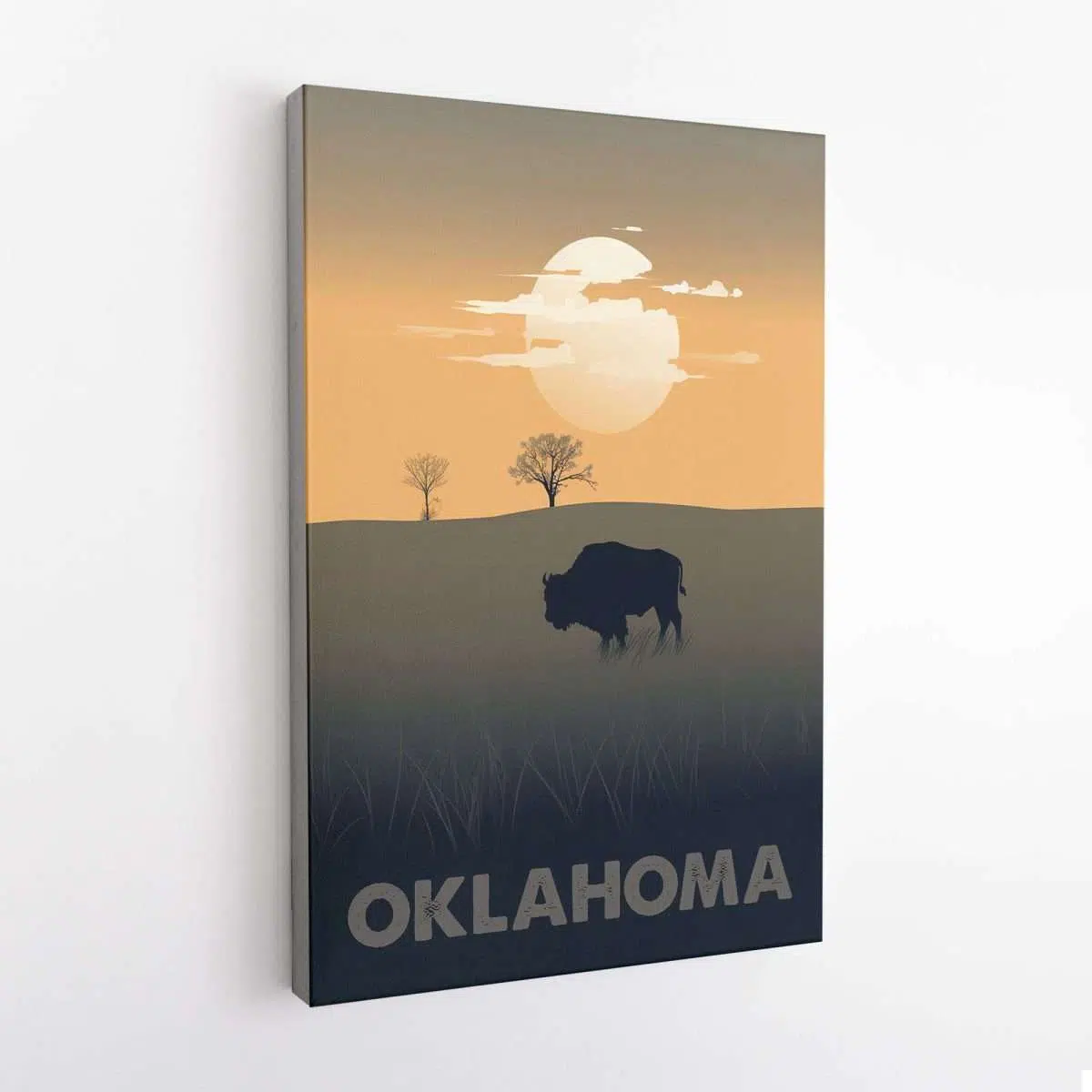 Oklahoma Buffalo Canvas