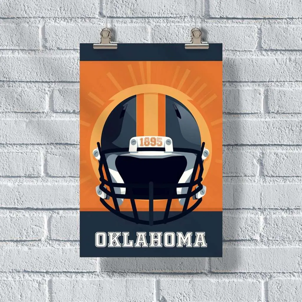 Oklahoma Football Team 1895 Poster