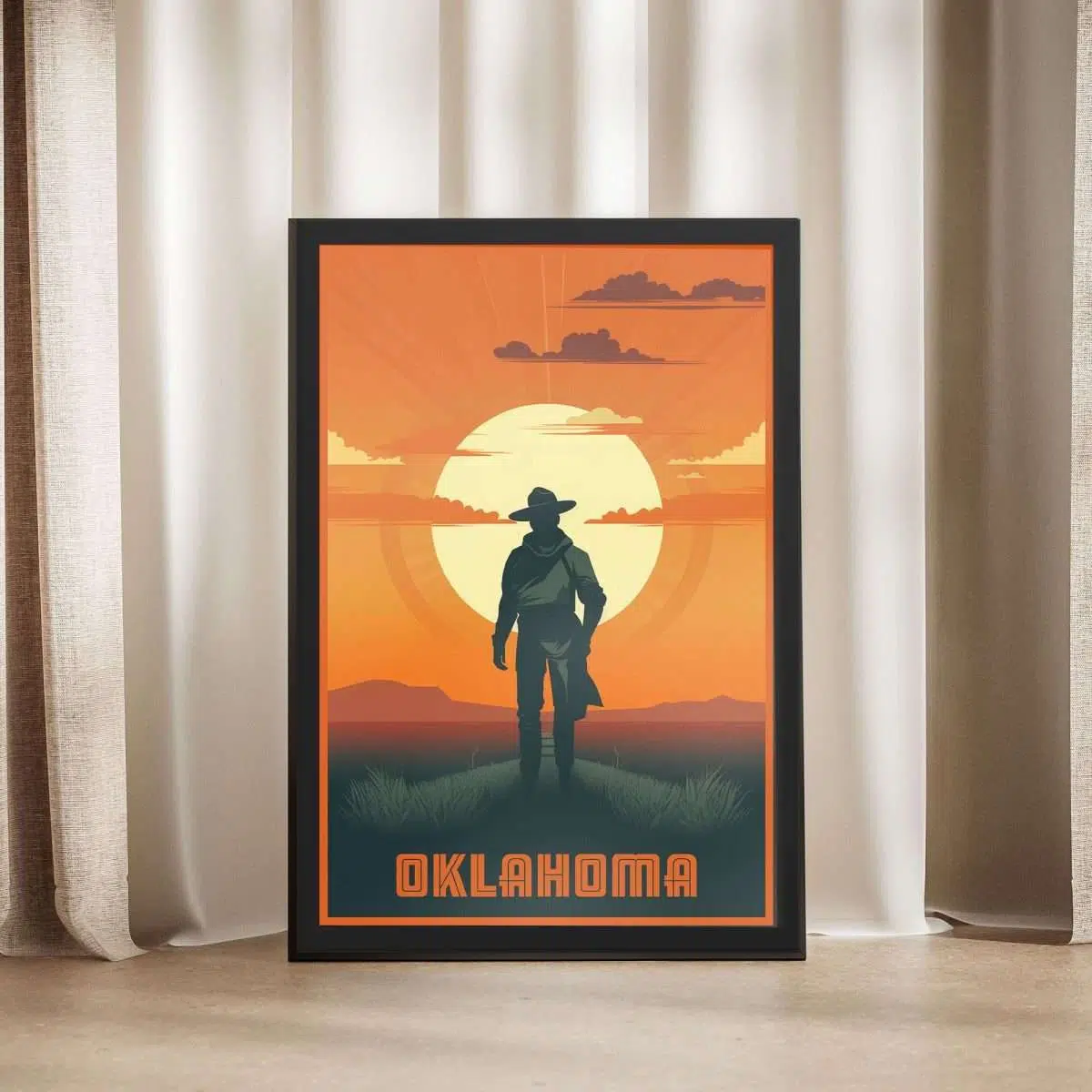 Oklahoma Framed Poster