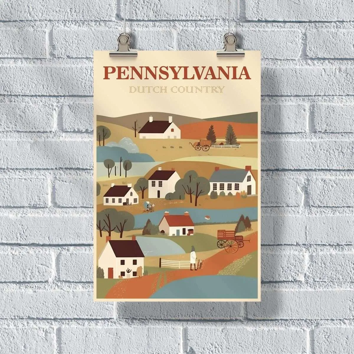 Pennsylvania Dutch Country Poster