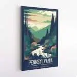 Pennsylvania Pocono Mountains Canvas