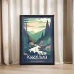 Pennsylvania Pocono Mountains Framed Poster