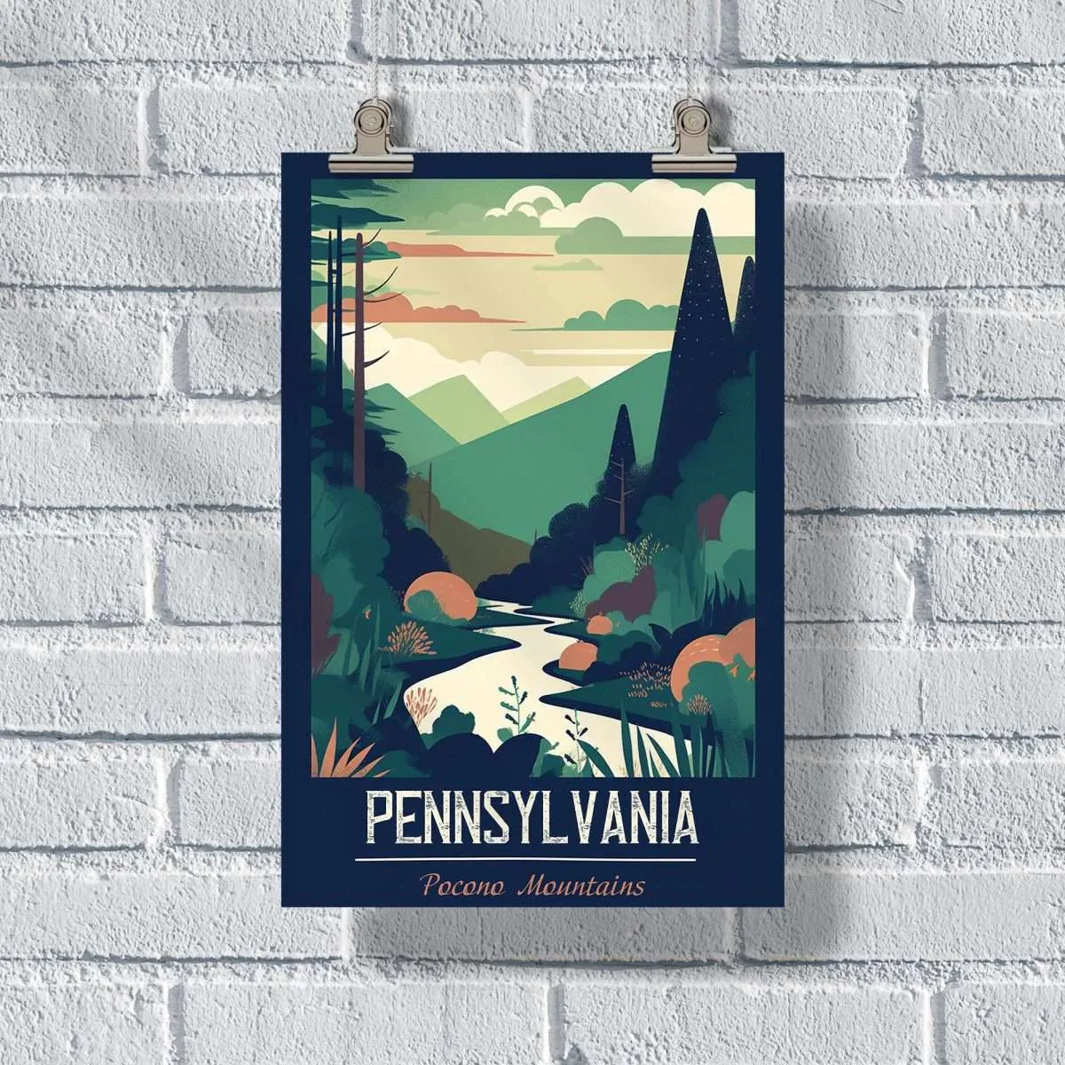 Pennsylvania Pocono Mountains Poster