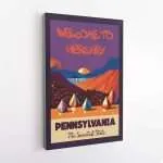 Pennsylvania Welcome To Hershey The Sweetest State Canvas