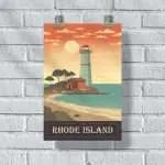 Rhode Island 1790 Poster