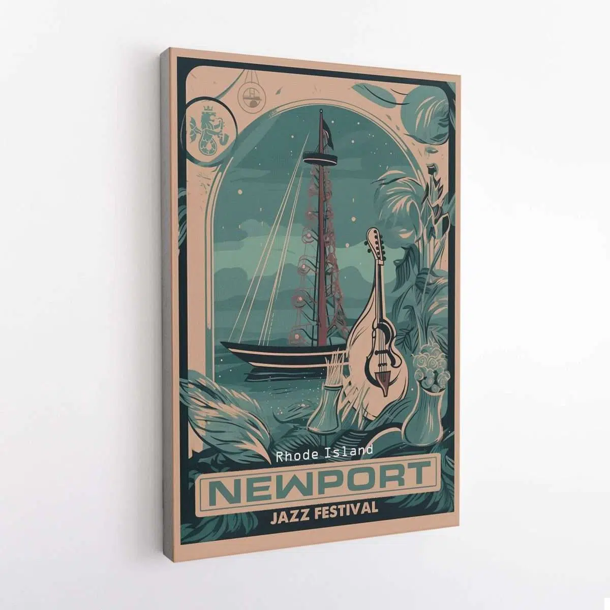 Rhode Island Newport Jazz Festival Canvas