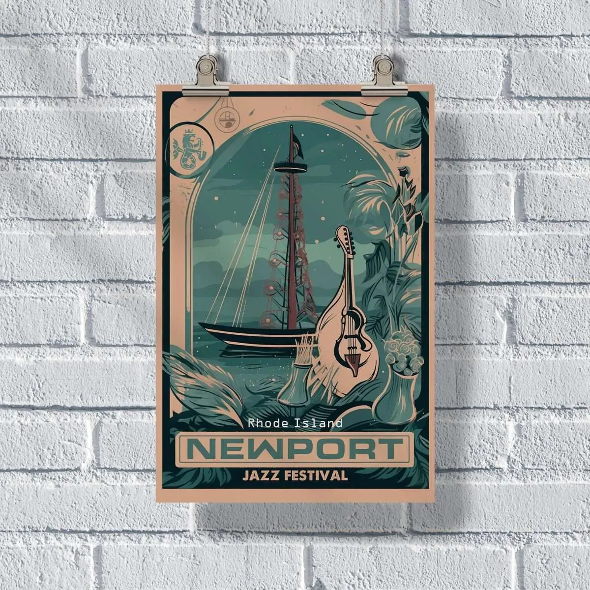 Rhode Island Newport Jazz Festival Poster