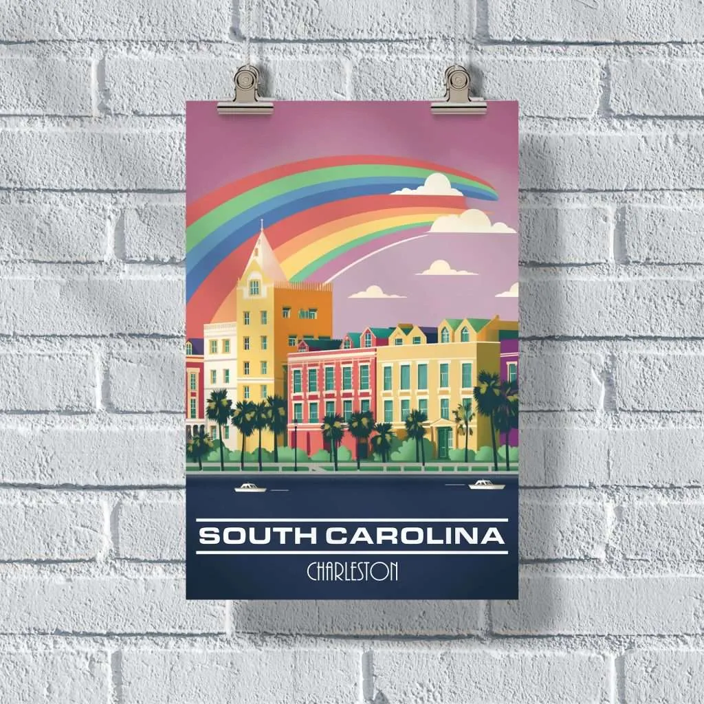 South Carolina Charleston Poster