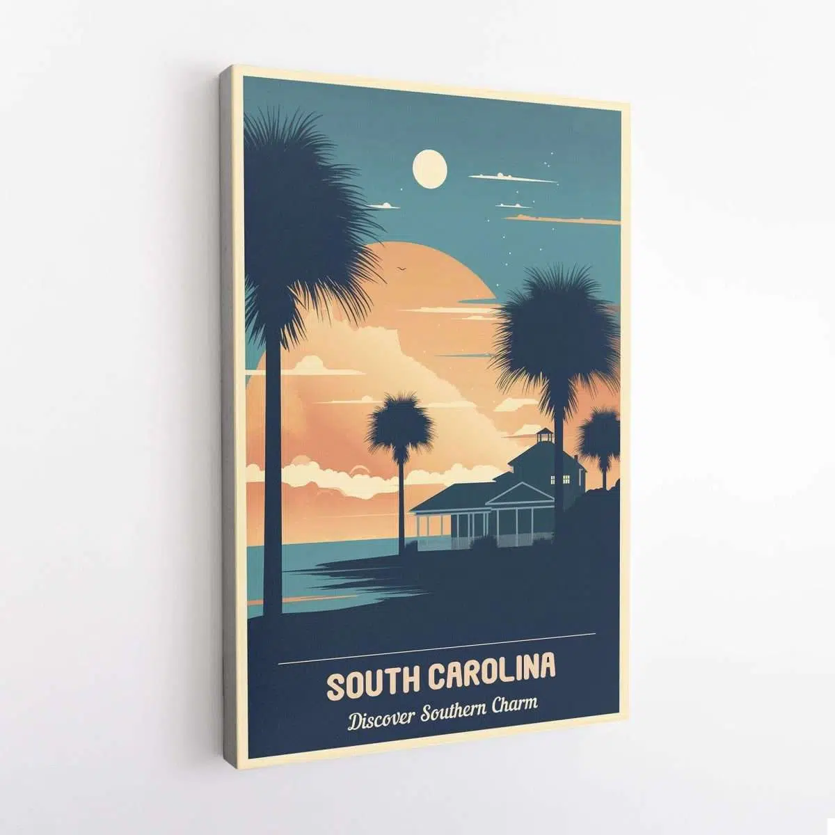 South Carolina Discover Southern Charm Canvas