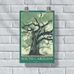 South Carolina The Angel Oak Poster