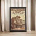 South Dakota Deadwood Historic Main Street Framed Poster