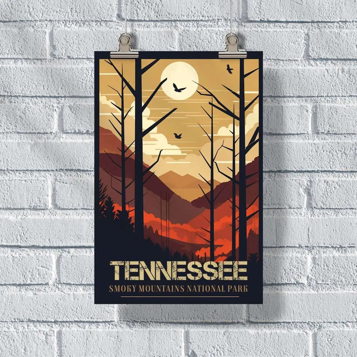 Tennessee Smoky Mountains National Park Poster