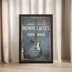 Tennessee Memphis Blues Framed Poster