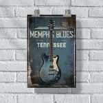 Tennessee Memphis Blues Poster