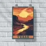 Texas Big Bend National Park Poster