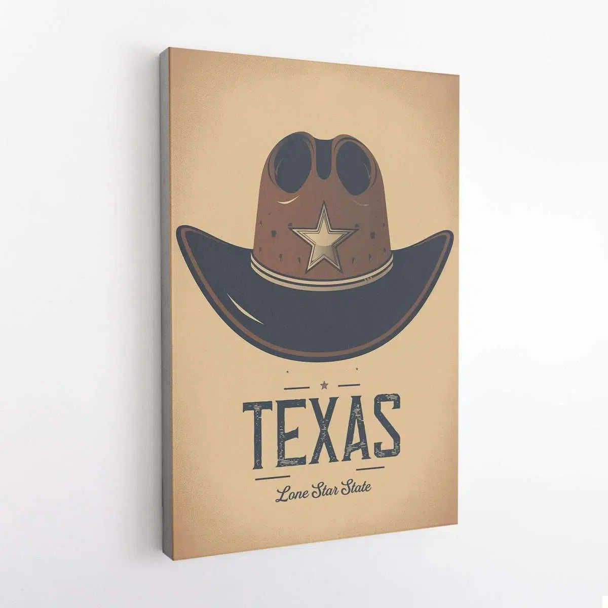 Texas Lone Star State Canvas