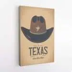 Texas Lone Star State Canvas