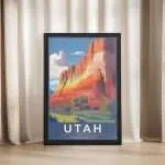 Utah Capitol Reef National Park Framed Poster