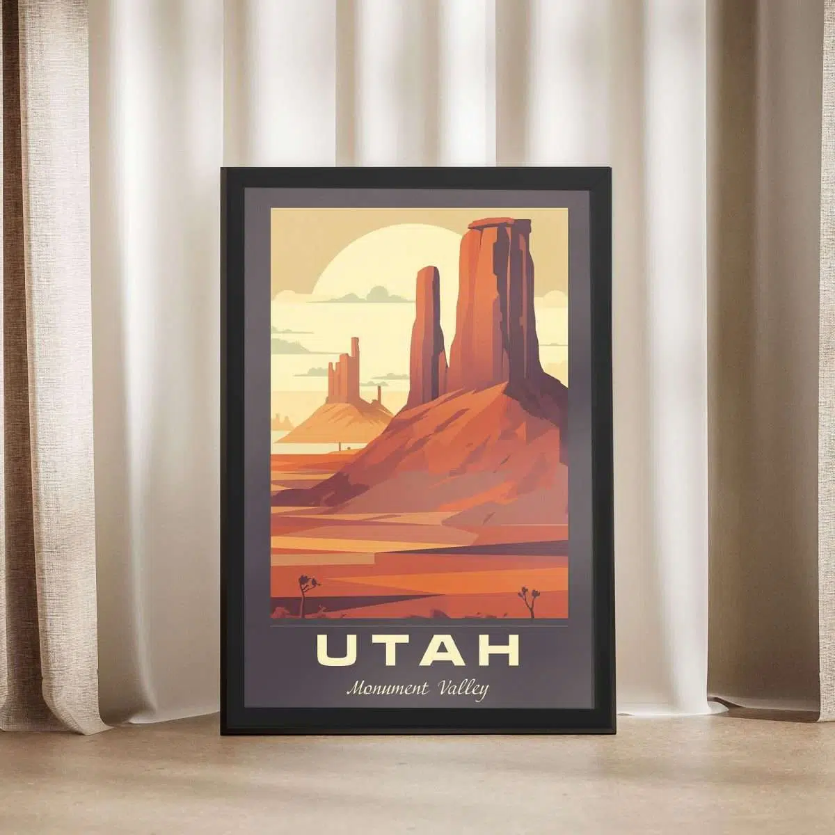 Utah Monument Valley Framed Poster