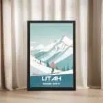 Utah Park City Framed Poster