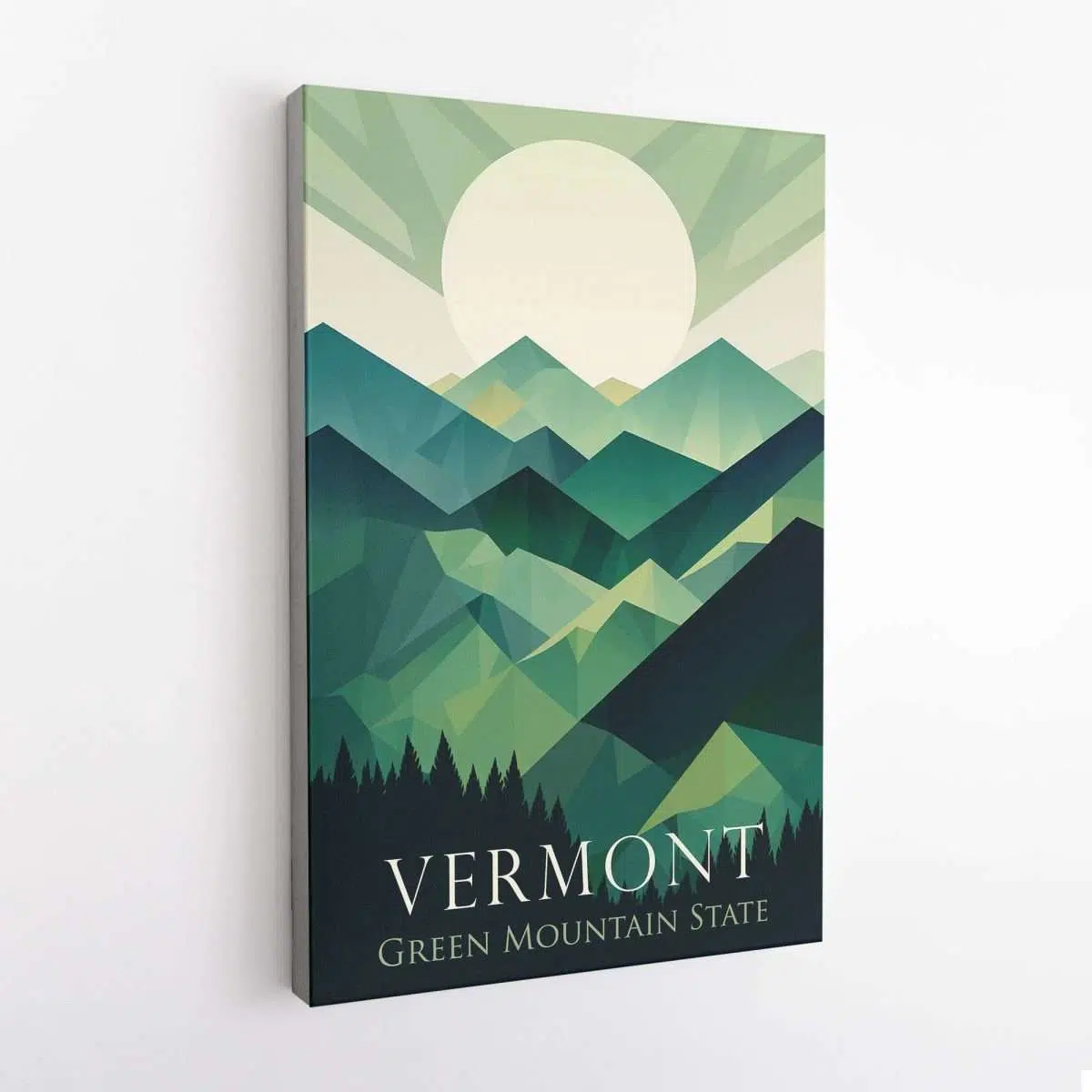 Vermont Green Mountain State 2 Canvas