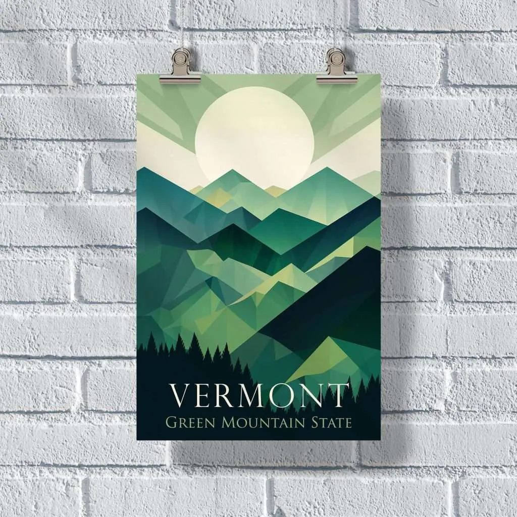 Vermont Green Mountain State 2 Poster